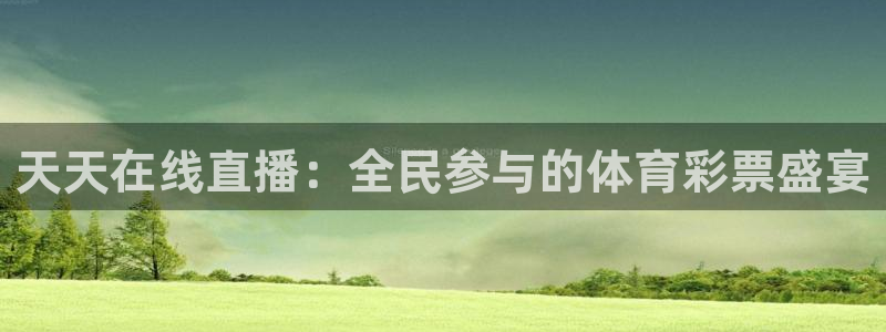 飞速直播体育nba在线直播：天天在线直播：全民参与的体育彩票盛宴